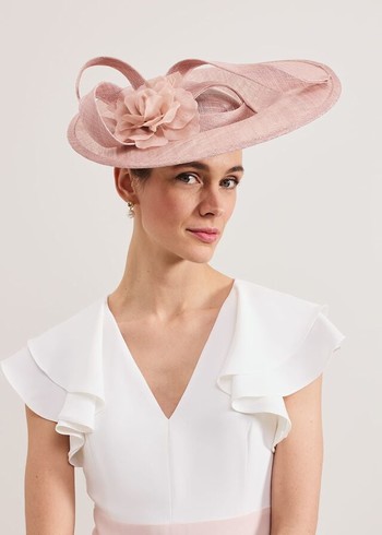 Phase Eight Flower Oval Fascinator Hats Rose Australia | ZM4623905